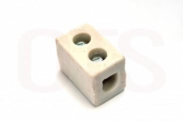 Terminal Block - 2 Way Ceramic 10A