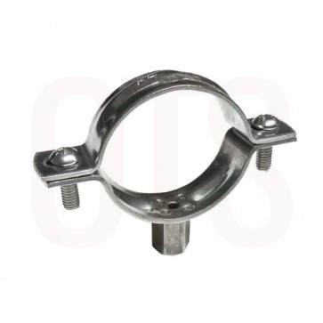 Flonox FLO.050.CLIP3 Clamp to fit 50mm pipe, M8 & M10 Thread A4 Stainless Steel 