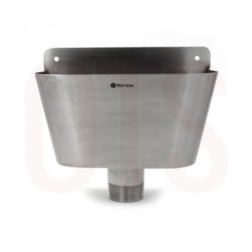 Stainless Steel Double Tundish 1 1/2" BSP Screwed