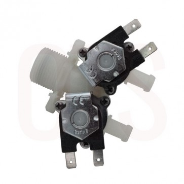 Giorik 6042103 Two Way Solenoid Valve Two Outlets Two Coils