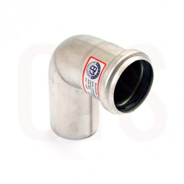 820.090.050 - 90º Deg Elbow Pipe Stainless Ø50