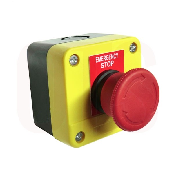 EMERGENCY REMOTE STOP BUTTON FOR GAS INTERLOCK CONTROL PANEL SYSTEM 1 N/C PARTS 