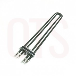 Hobart 324637-1 RINSE ELEMENT 2 X 3270W Immersed Length 415mm Width 65mm Flange 80x27mm