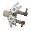 Solenoid valve 2-ways with 1 white limiters